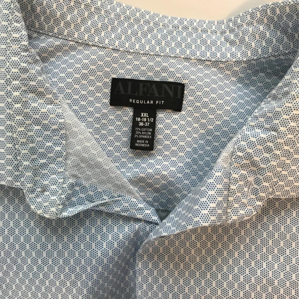Alfani Men's Dress Shirt – XXL (18–18.5 / 36–37) – Regular Fit - Picture 2 of 10